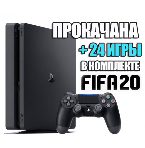 PlayStation 4 SLIM 1 TB + 24 игр #223